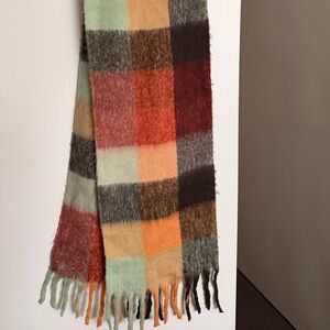 Plaid Multicolor Warm Scarf